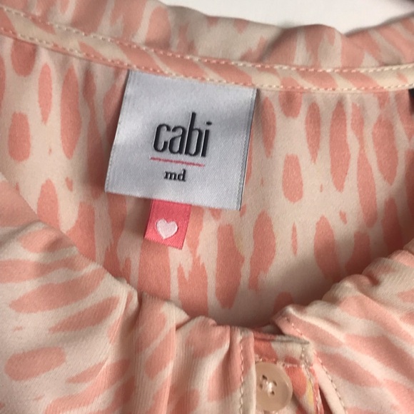 CAbi Love Blouse Top Sleeveless Button Front Ombre - Picture 4 of 5